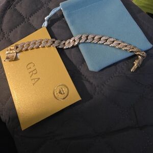 Gold and Silver Chain Bracelet